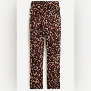 J. Crew High-rise wide-leg trouser in leopard print, 8